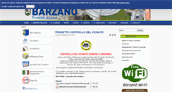 Desktop Screenshot of comune.barzano.lc.it