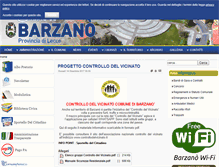 Tablet Screenshot of comune.barzano.lc.it